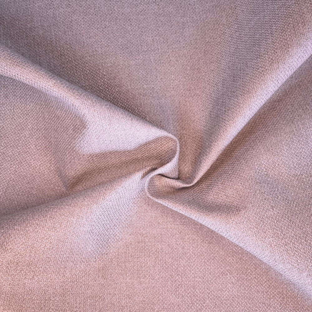 Beaumont Textiles Dusky Pink/Heather Broadley FR treated Furnishing and Upholstery Fabric - Clearance Fabric Shop
