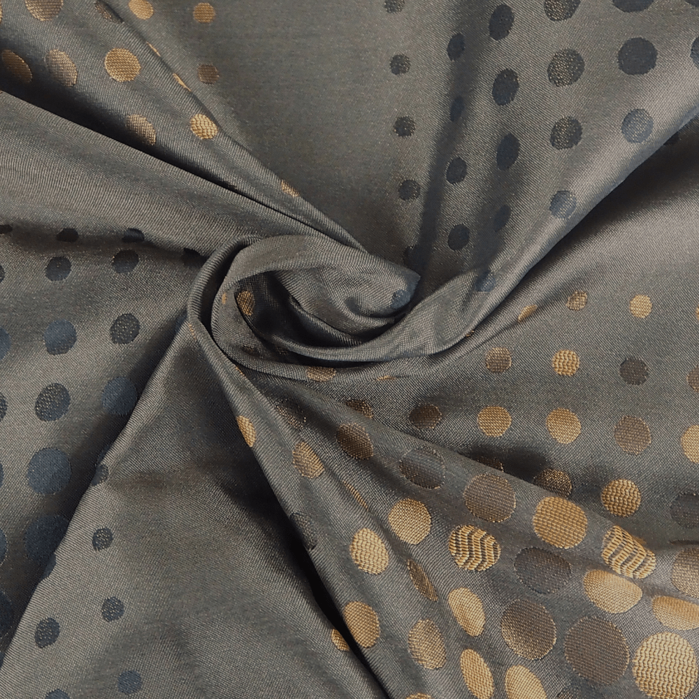 Brown and bronze retro fabric - Clearance Fabric Shop