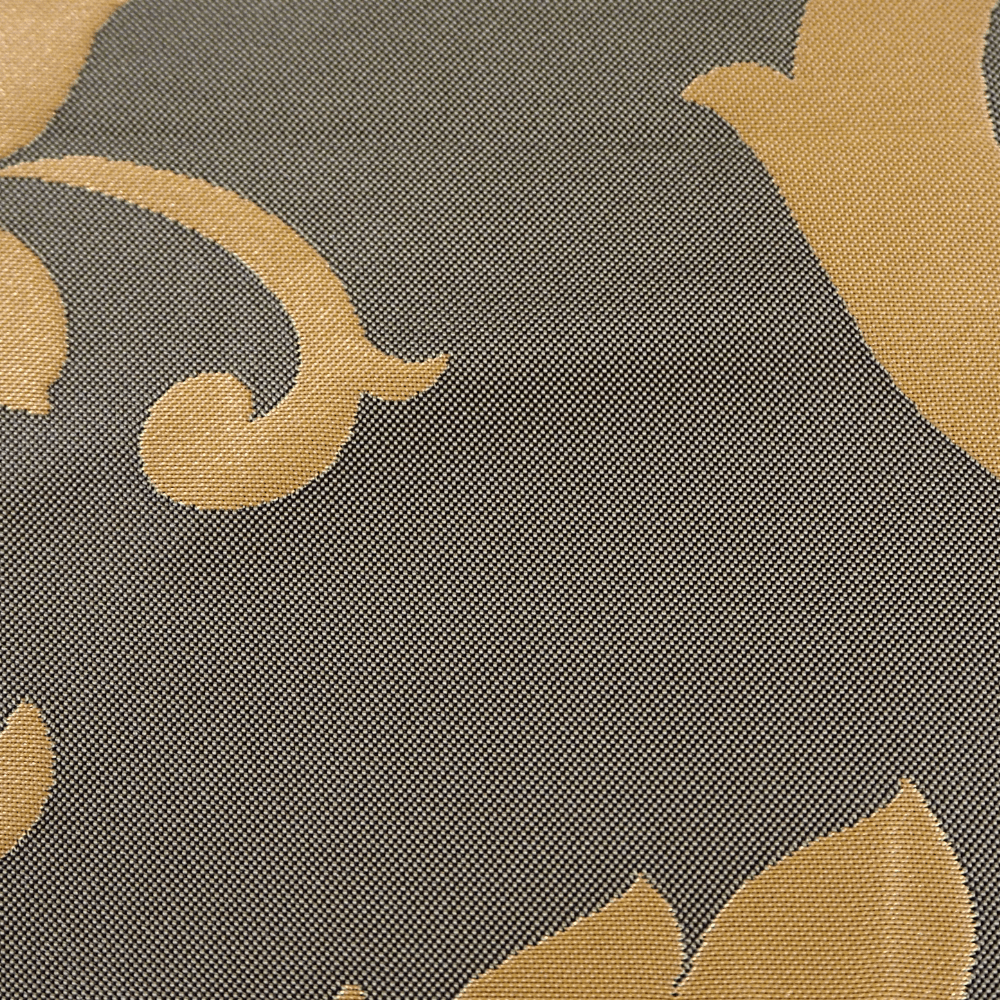 Brown and Gold Brocade type Fabric - Clearance Fabric Shop