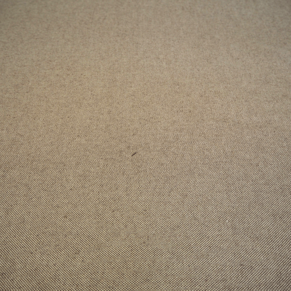 Brown /Cream woven curtain fabric - Clearance Fabric Shop