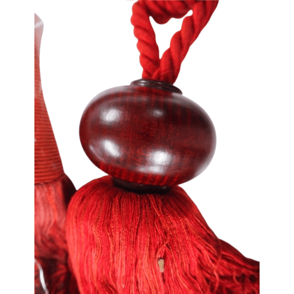 _End Of Line Red/Pink Tassel Tie Backs - Clearance Fabric Shop