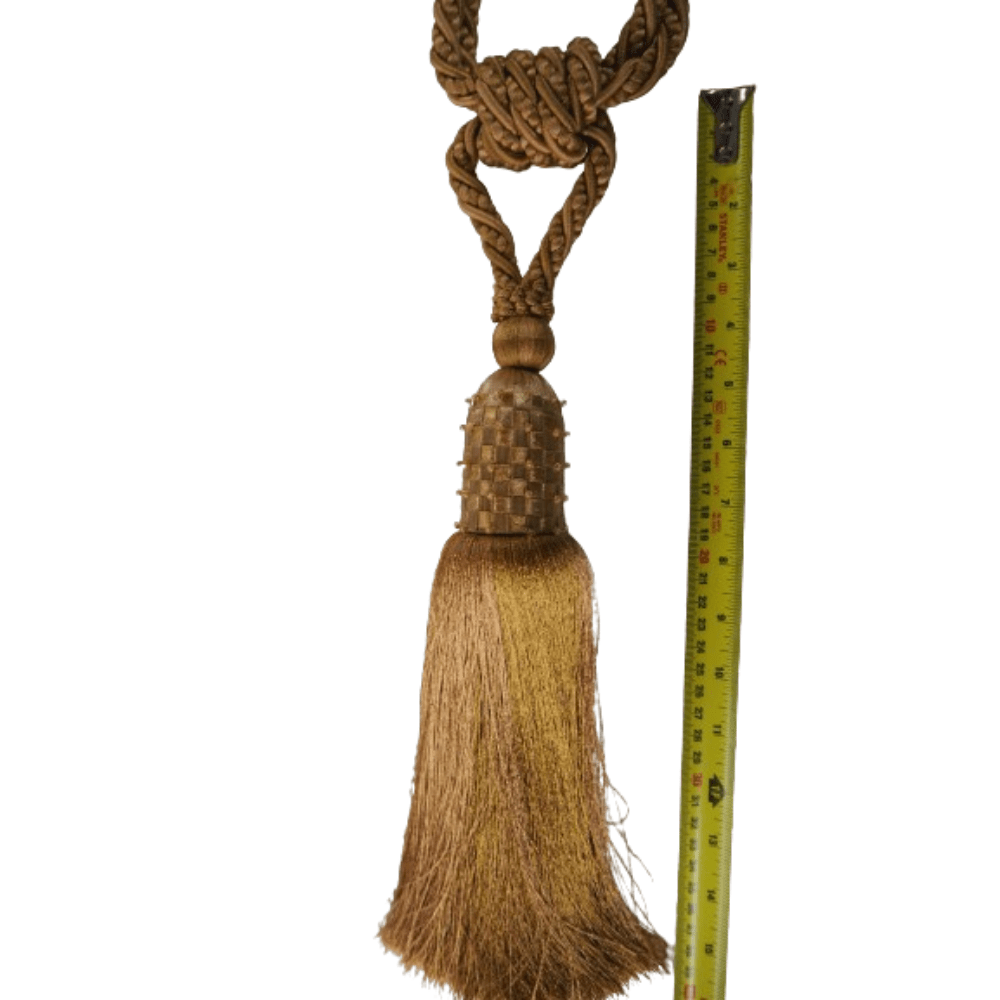 _Gold Luxury Tassel Tie Back - Clearance Fabric Shop