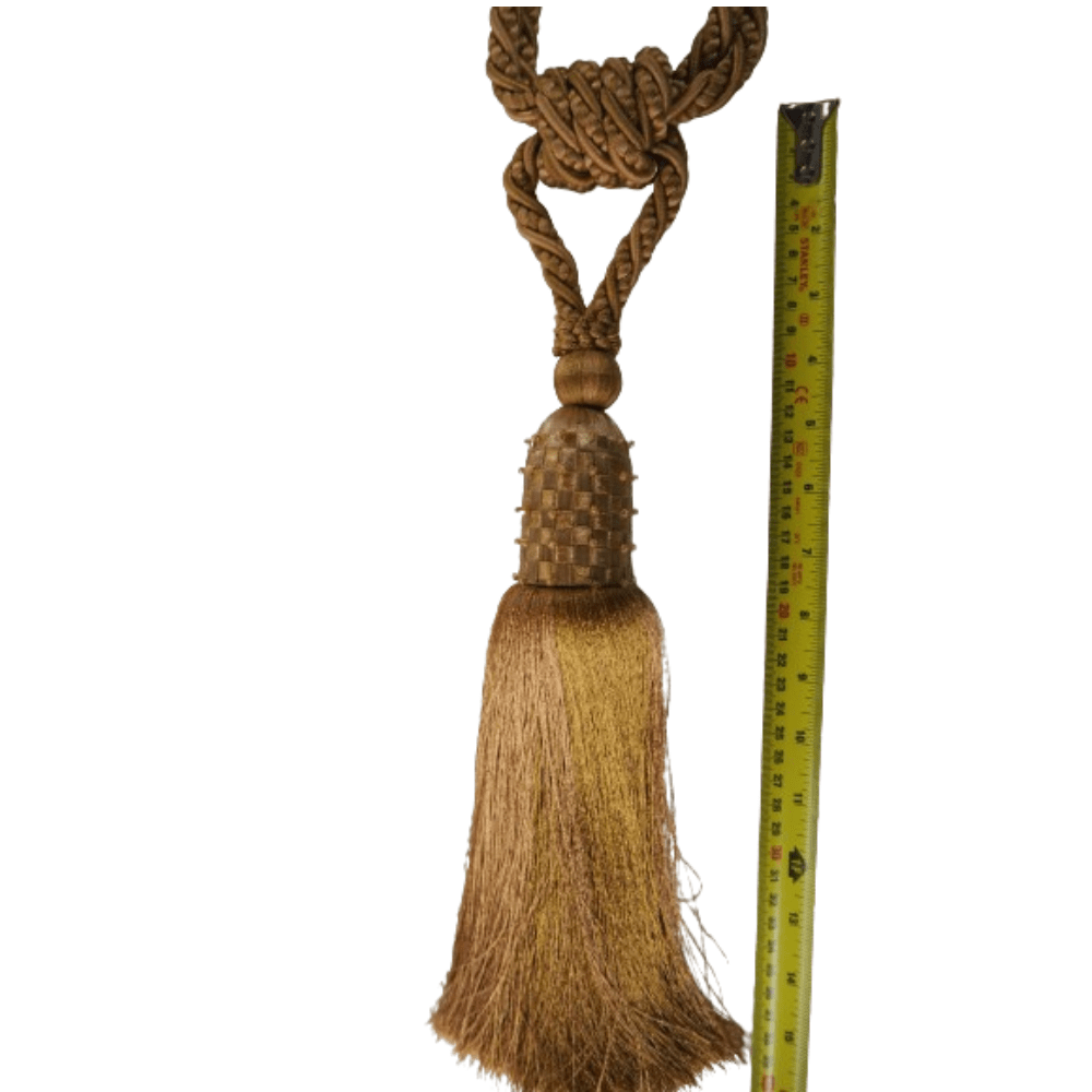 _Gold Luxury Tassel Tie Back - Clearance Fabric Shop
