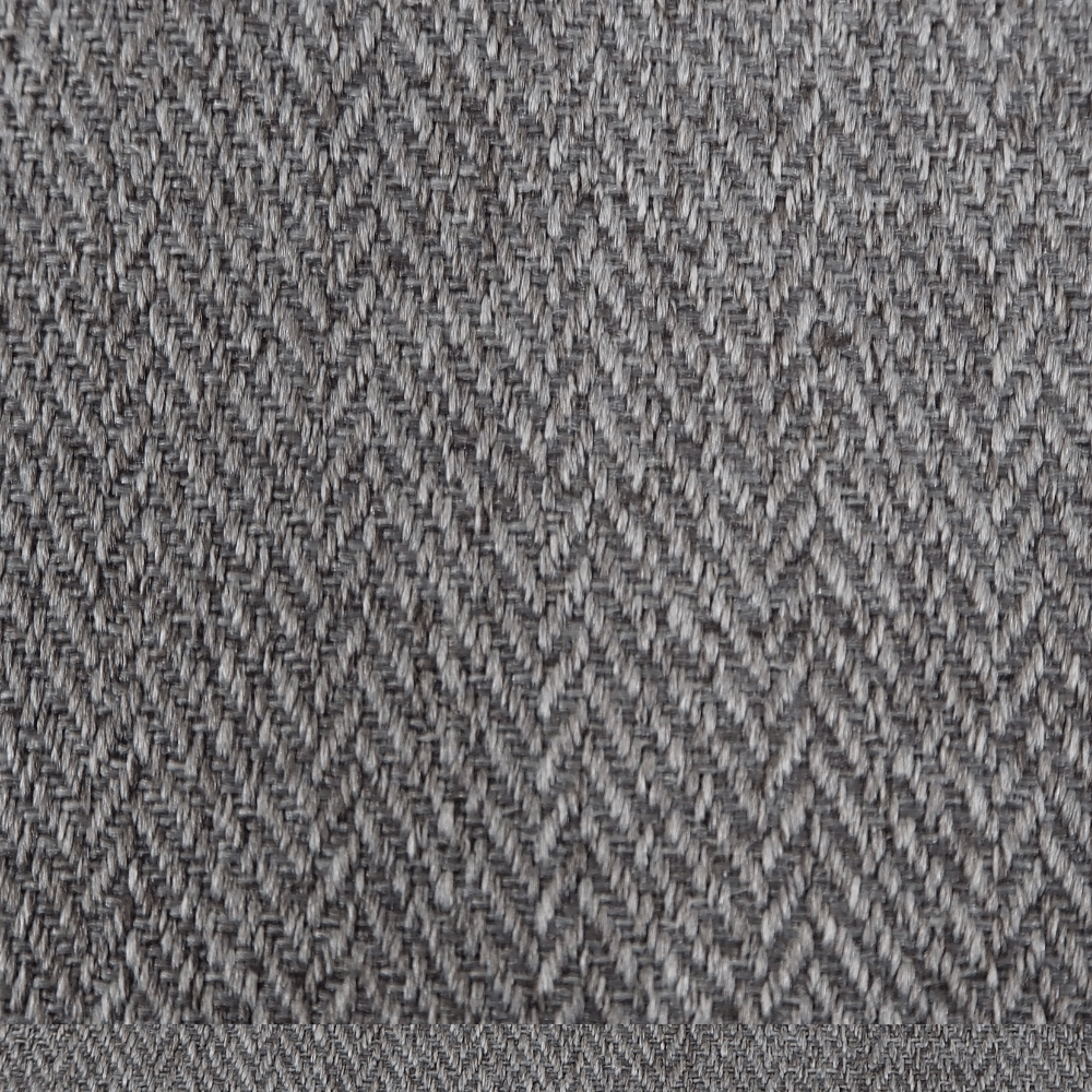 Grey F/R Herringbone Weave Upholstery Fabric. - Clearance Fabric Shop