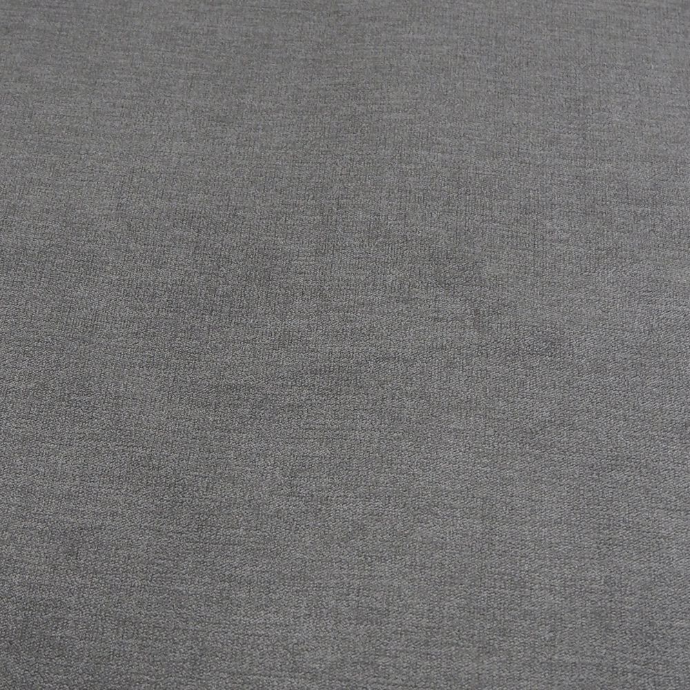 Grey Short Pile Chenille Curtain and Upholstery Fabric. - Clearance Fabric Shop