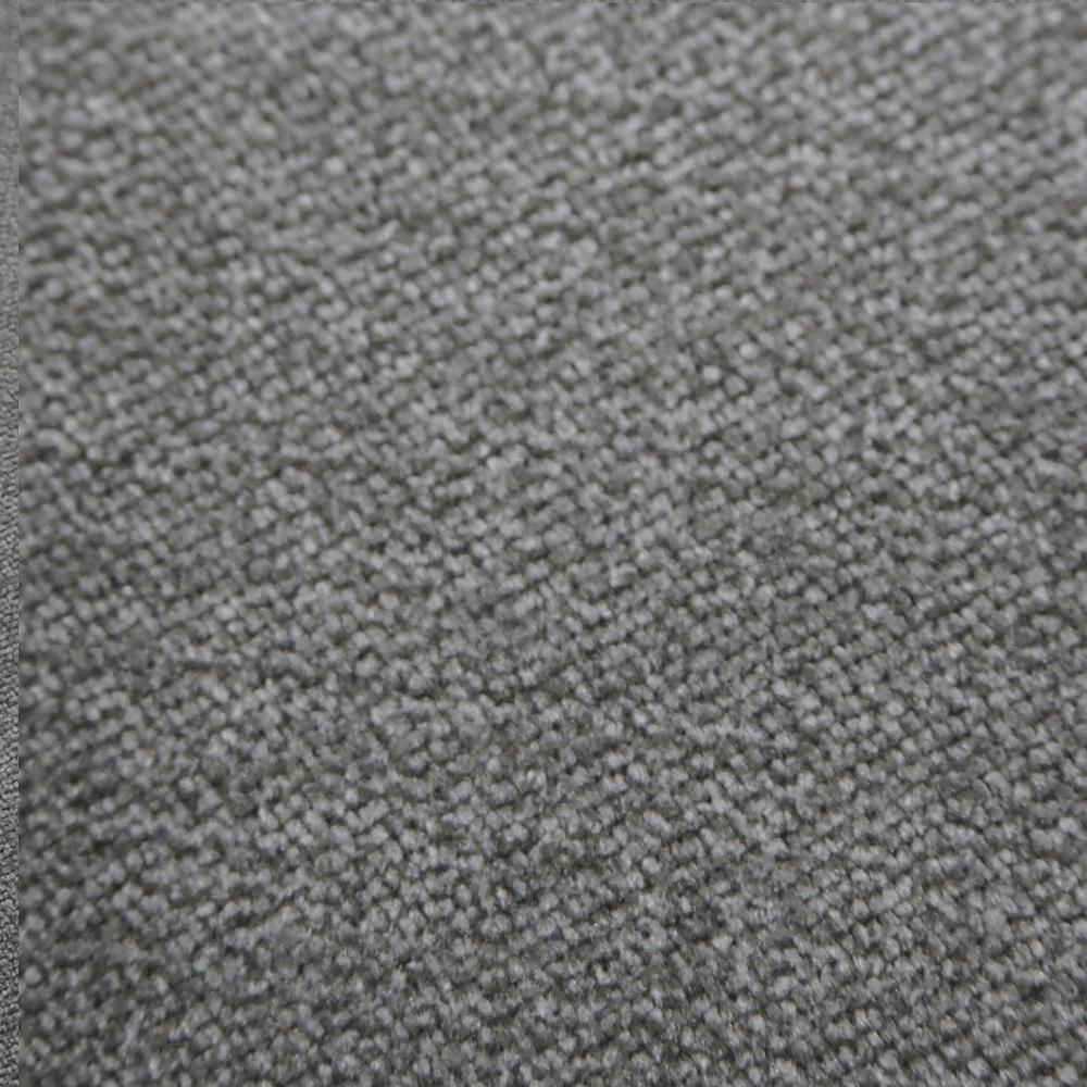 Grey Short Pile Chenille Curtain and Upholstery Fabric. - Clearance Fabric Shop