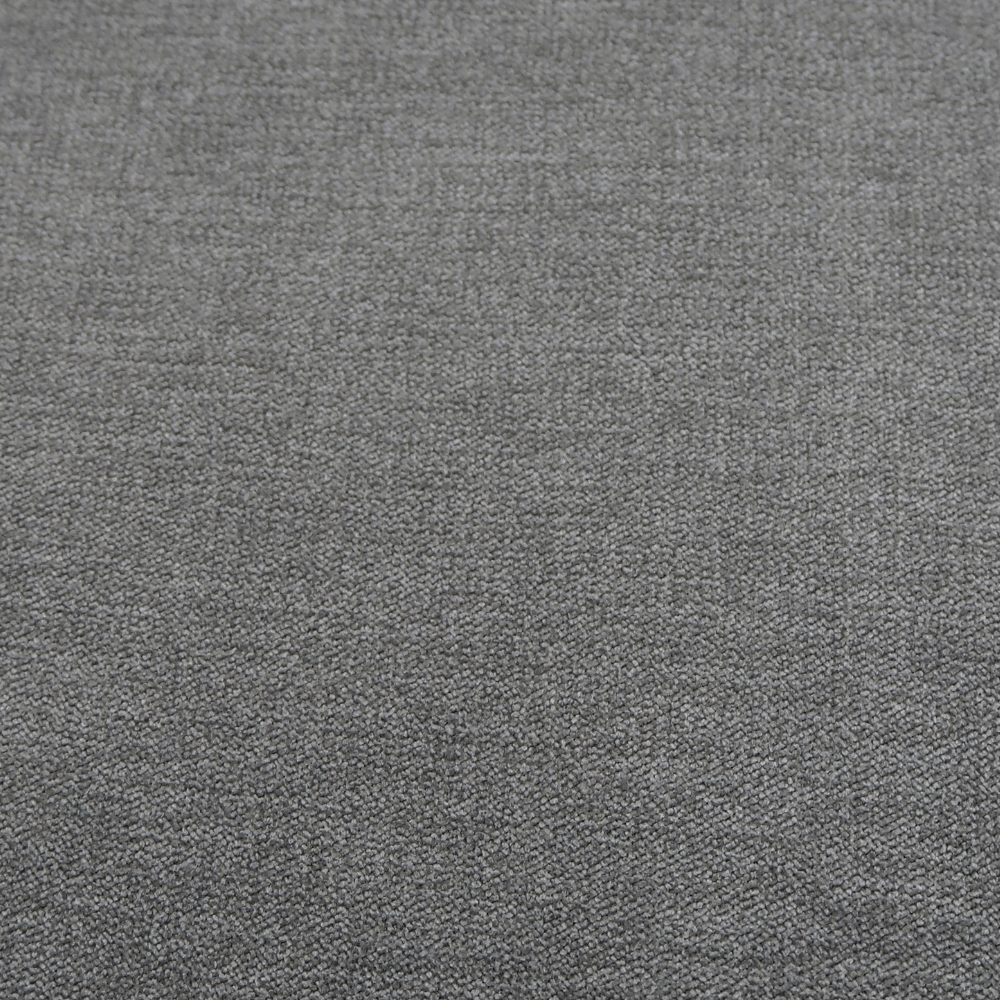 Grey Short Pile Chenille Curtain and Upholstery Fabric. - Clearance Fabric Shop