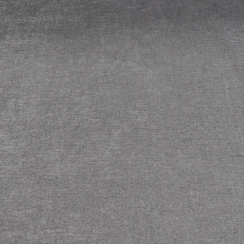 Gunmetal F/R Chenille Curtain and Upholstery Fabric. - Clearance Fabric Shop