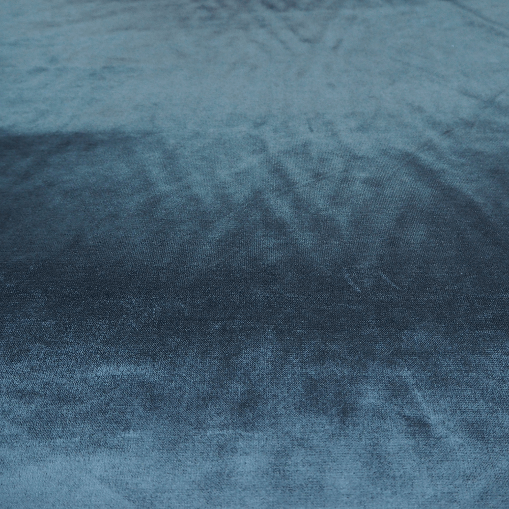 Lustrous Navy Velvet Curtain Fabric - Clearance Fabric Shop