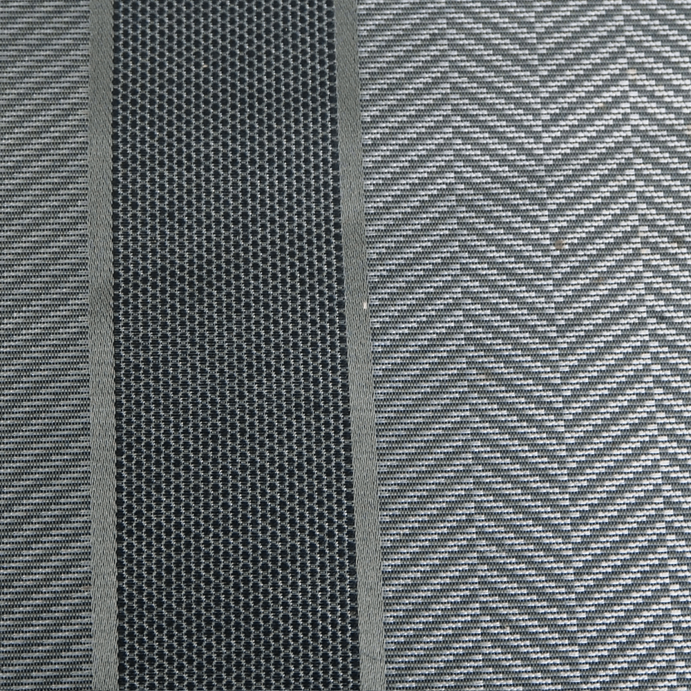 Panaz Columbus Silver Grey Striped Curtain Fabric - Clearance Fabric Shop