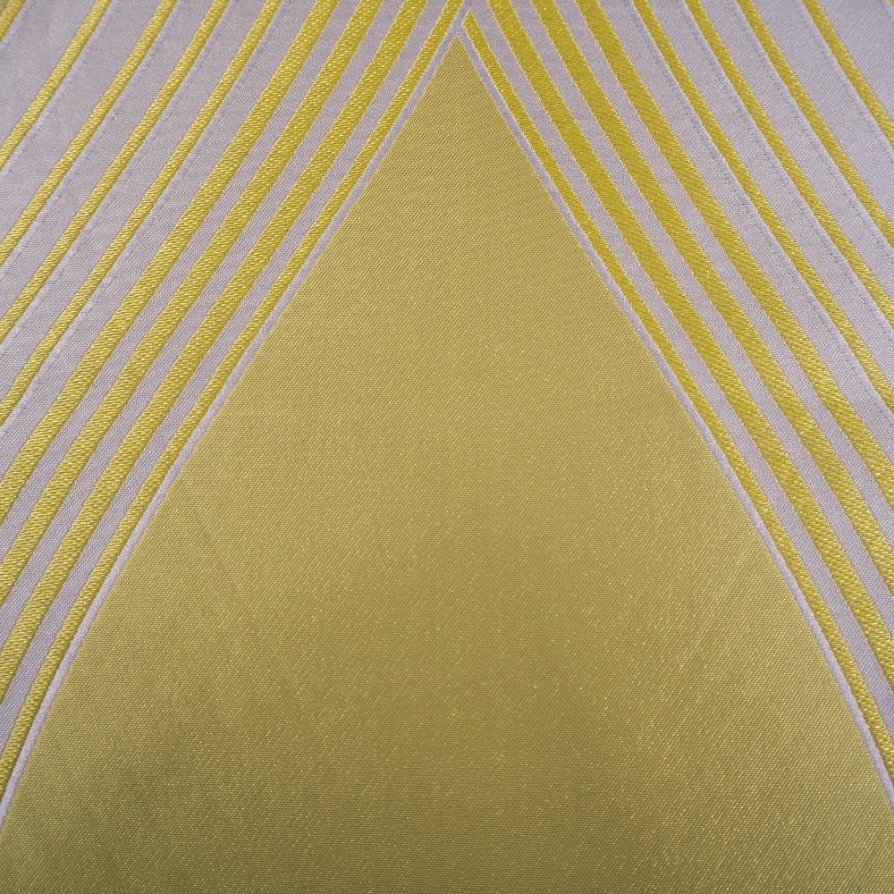 Panaz Portrait Yellow Curtain Fabric. - Clearance Fabric Shop