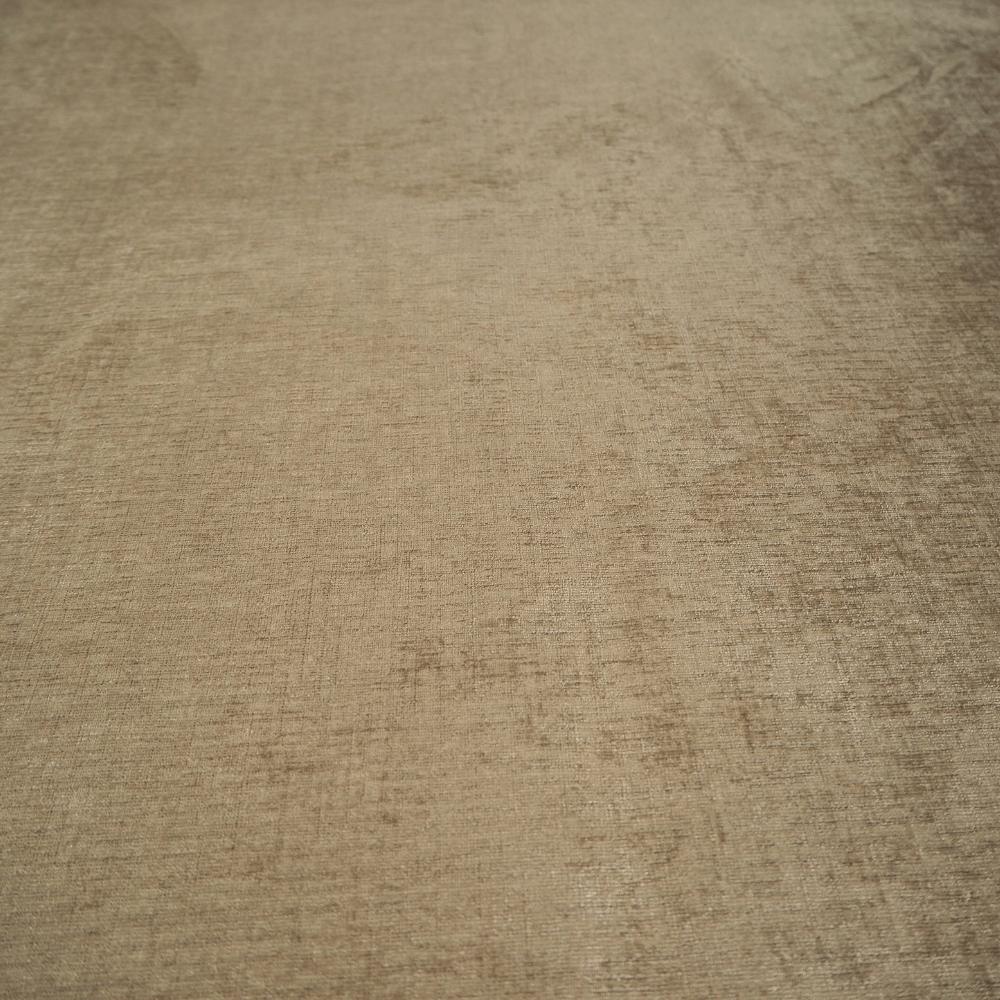 Regency Taupe Chenille F/R backed Curtain and Upholstery Fabric. - Clearance Fabric Shop