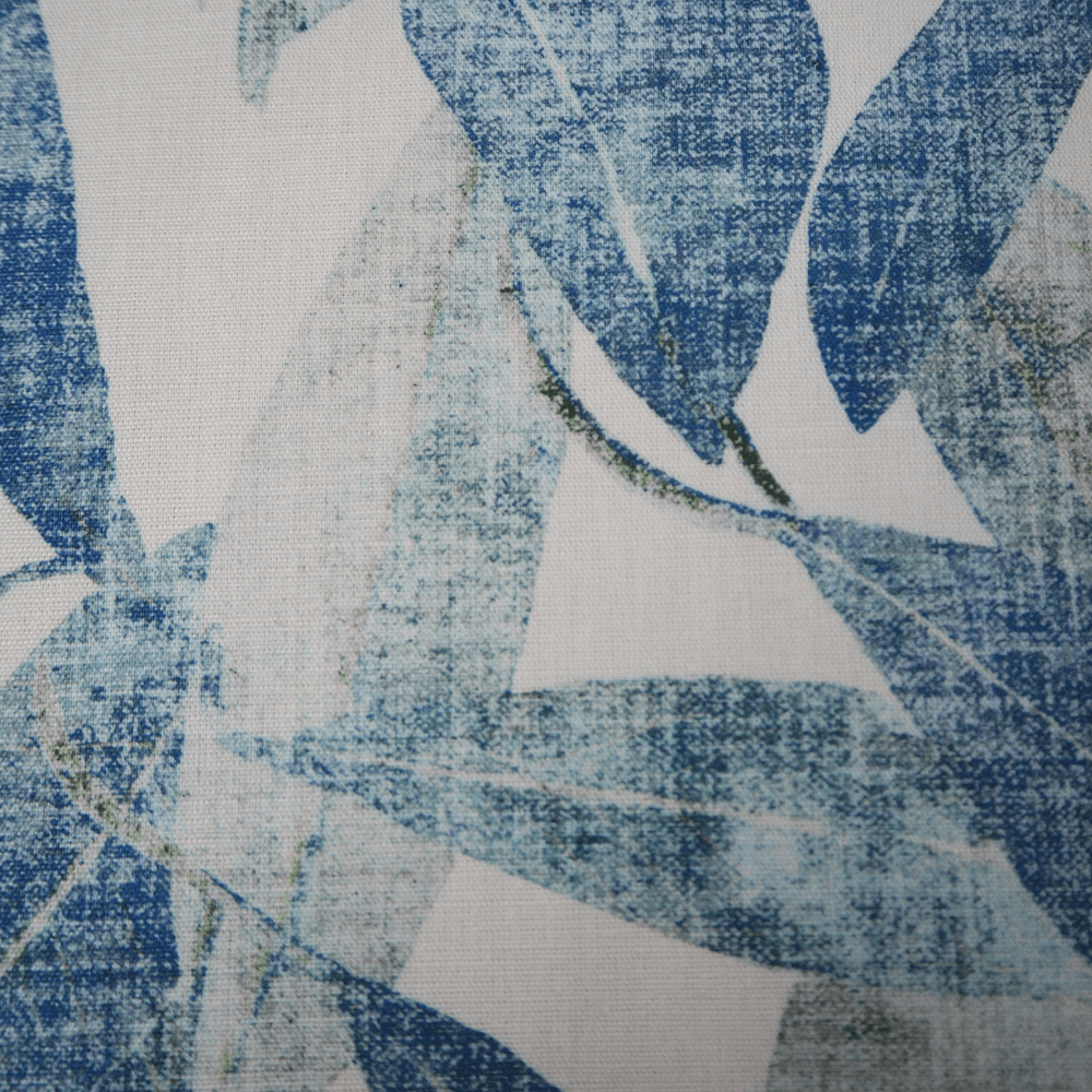 Romo Gardenia Arboretum Cobalt Curtain Fabric. - Clearance Fabric Shop