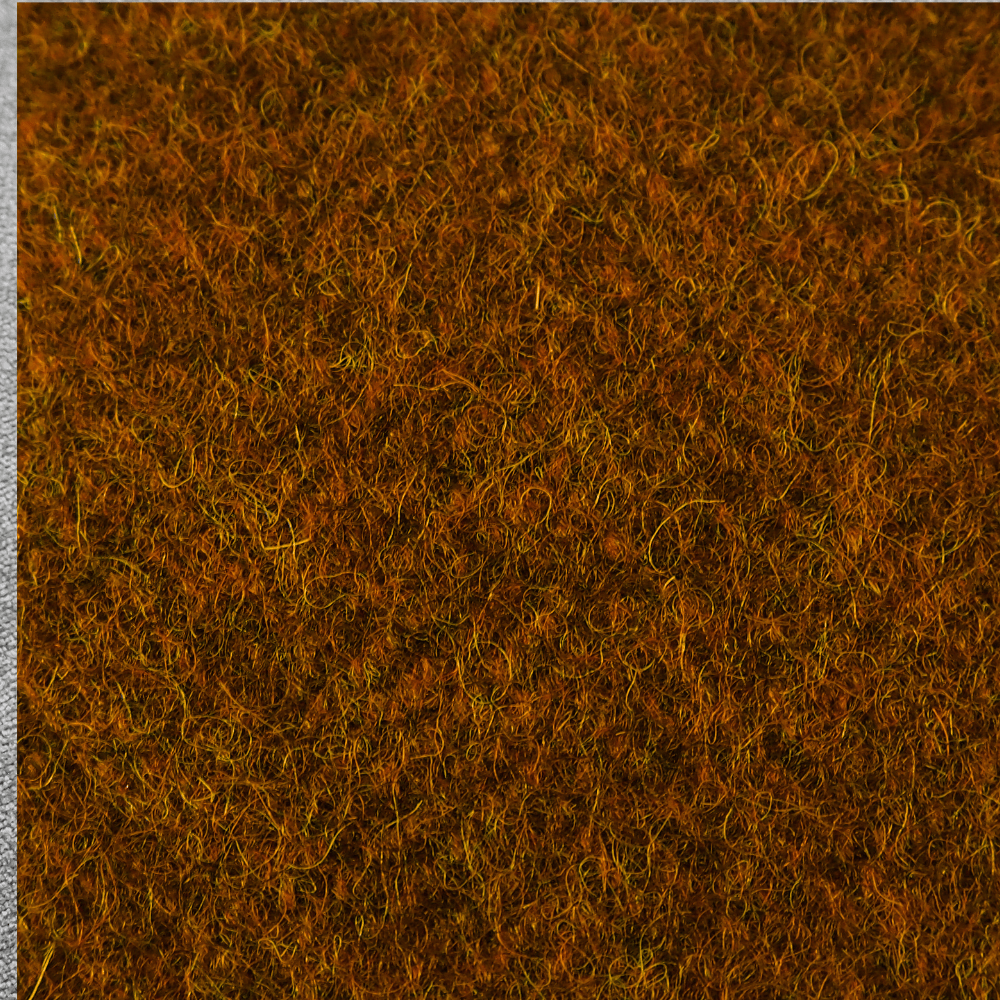 Russet Herringbone Wool Curtain and Upholstery Fabric. - Clearance Fabric Shop