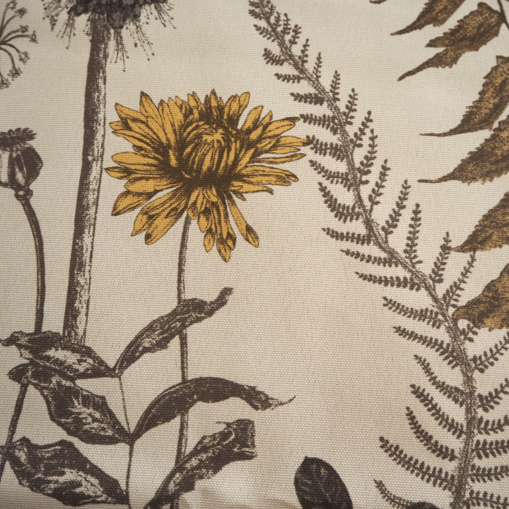 Skopos Bowood - Camomile Fire Proof Synthetic Printed curtain Fabric. - Clearance Fabric Shop