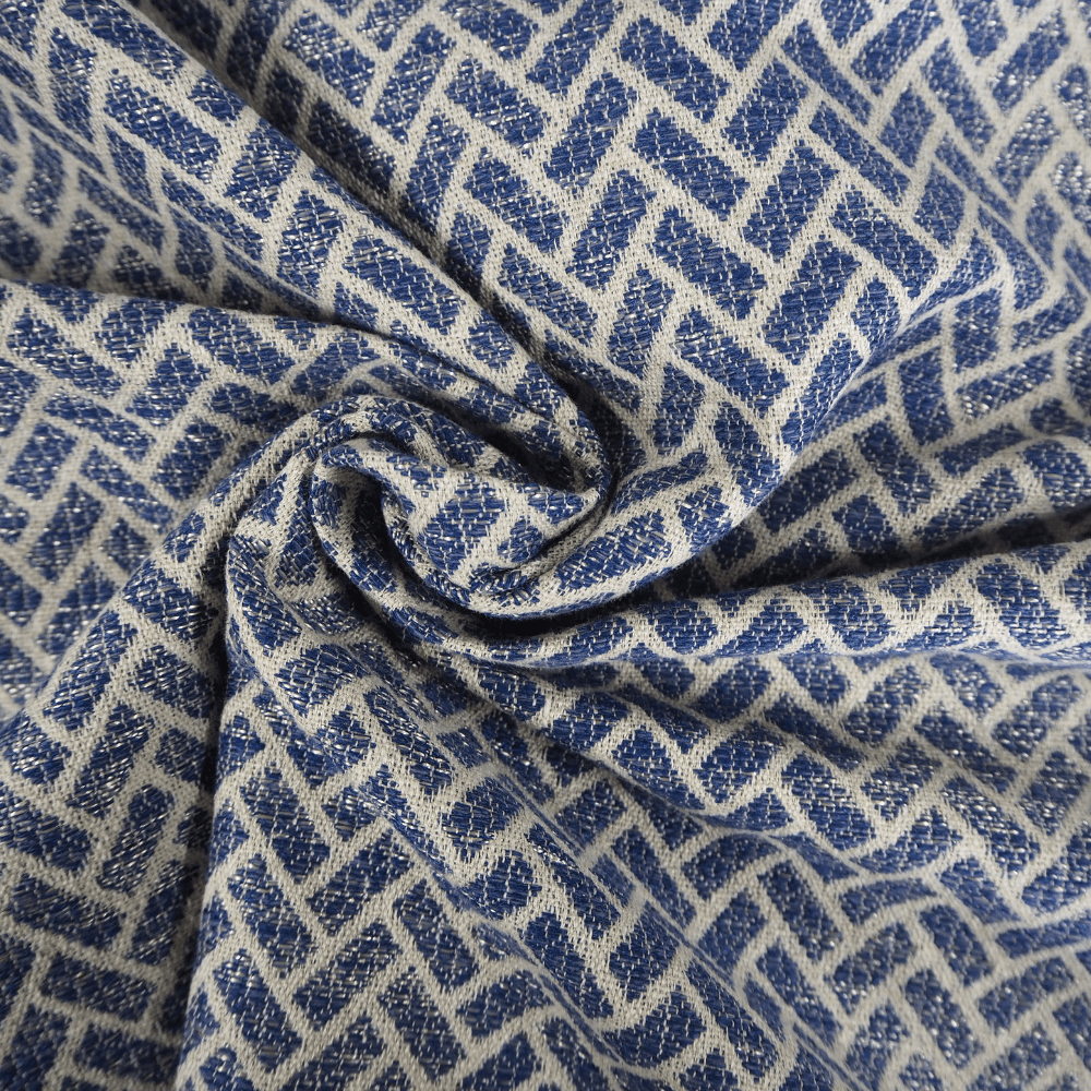 Studio G by Clarke and Clarke Cipriani Ink Curtain and Upholstery Fabric. - Clearance Fabric Shop