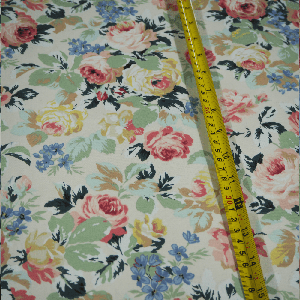 Vintage inspired cottage garden Hardy curtain Fabric. - Clearance Fabric Shop