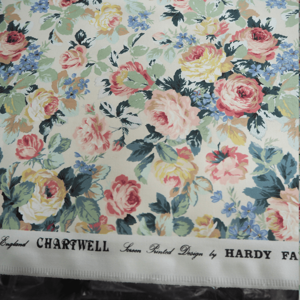 Vintage inspired cottage garden Hardy curtain Fabric. - Clearance Fabric Shop
