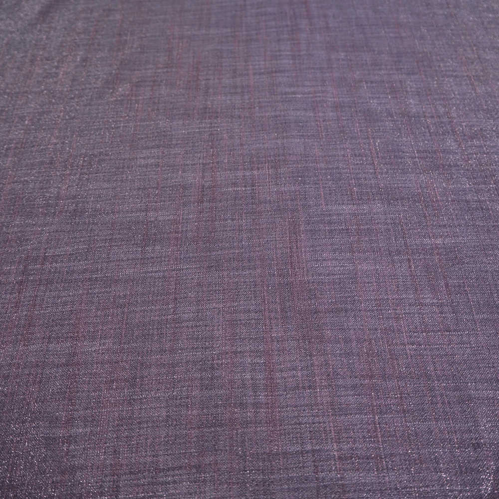 Woven Purple curtain fabric with silver sheen - Clearance Fabric Shop