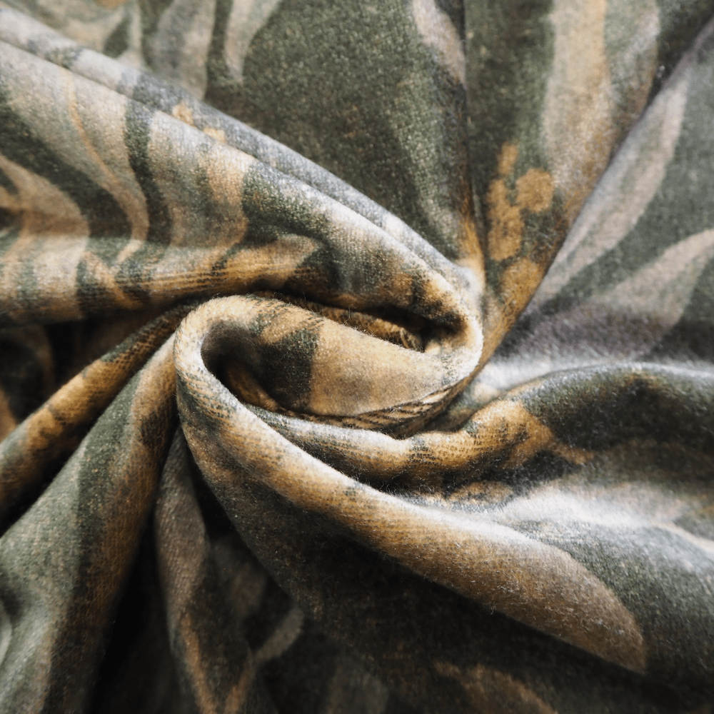 2.4 metres Linwood Wild Life Lumen Metallic Curtain Fabric - Clearance Fabric Shop