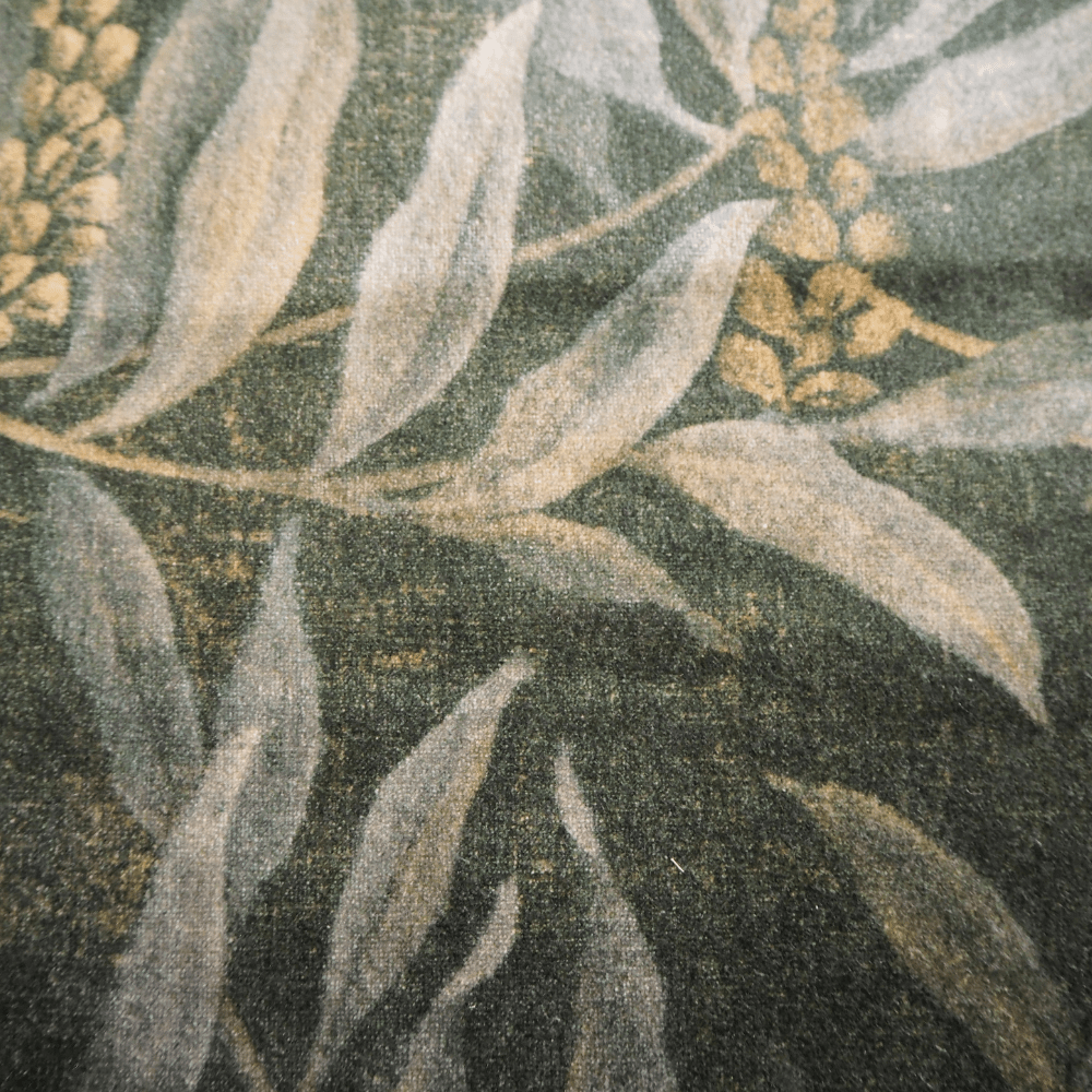 2.4 metres Linwood Wild Life Lumen Metallic Curtain Fabric - Clearance Fabric Shop