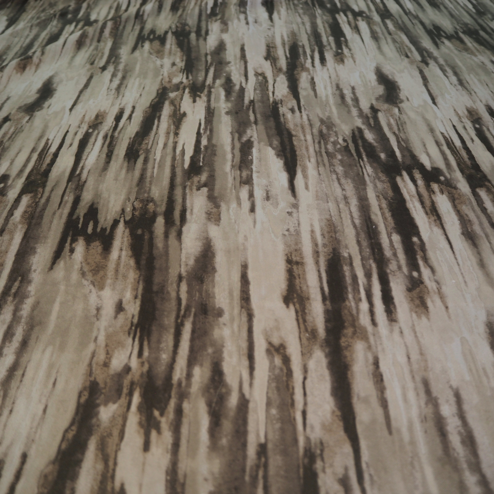 Abstract Grey and Beige Velvet.-Clearance Fabric Shop