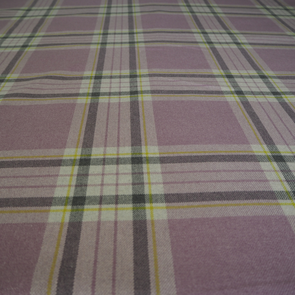 Heather Tartan Wool effect fabric-Clearance Fabric Shop