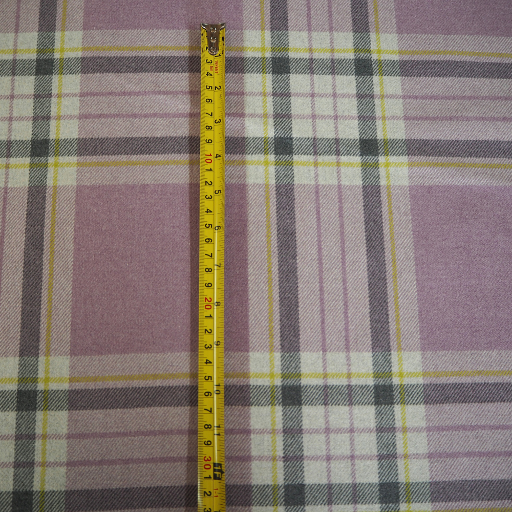 Heather Tartan Wool effect fabric-Clearance Fabric Shop