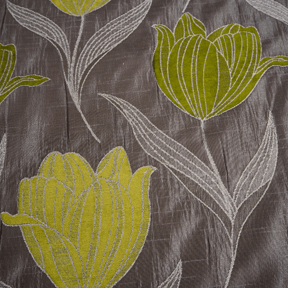 Porter and Stone Florentine Lime Curtain and Upholstery Fabric. - Clearance Fabric Shop