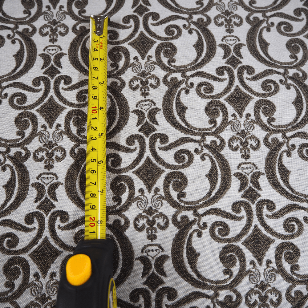 Antique Design Damask Jacquard Curtain Fabric - Clearance Fabric Shop