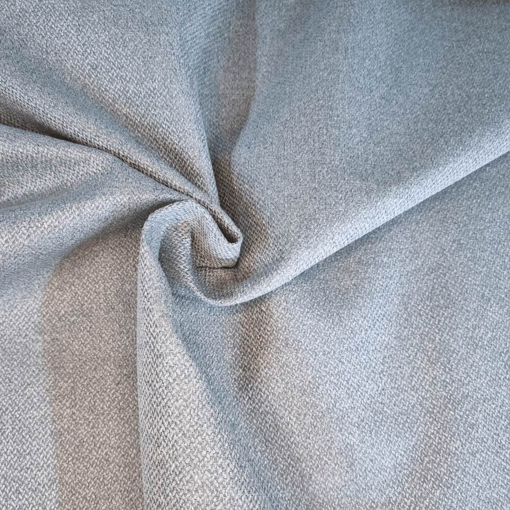 Beaumont Textiles Light Silver Blue Broadley FR treated Fabric - Clearance Fabric Shop