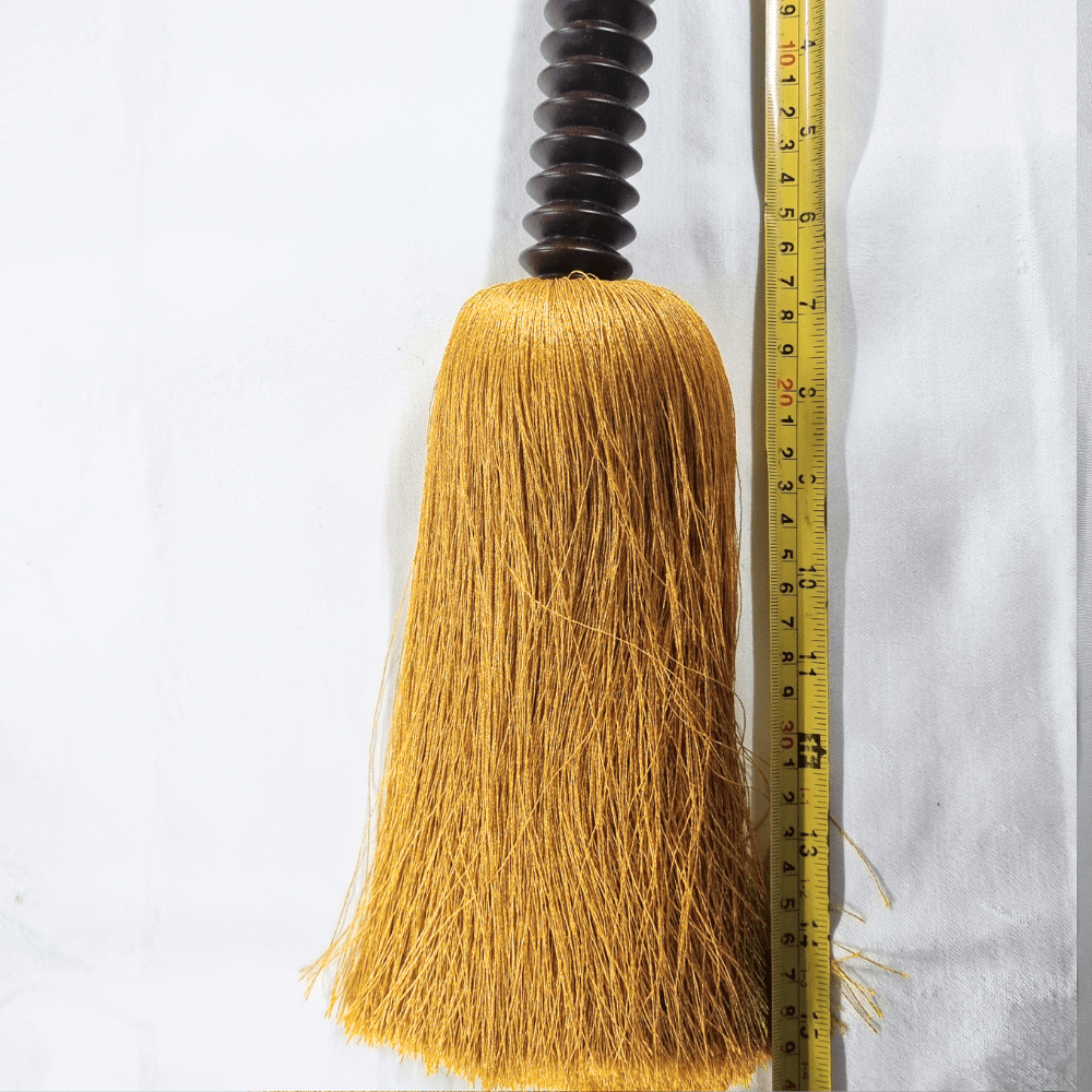 _Bright Yellow Luxury Tassel Tie Back - Clearance Fabric Shop