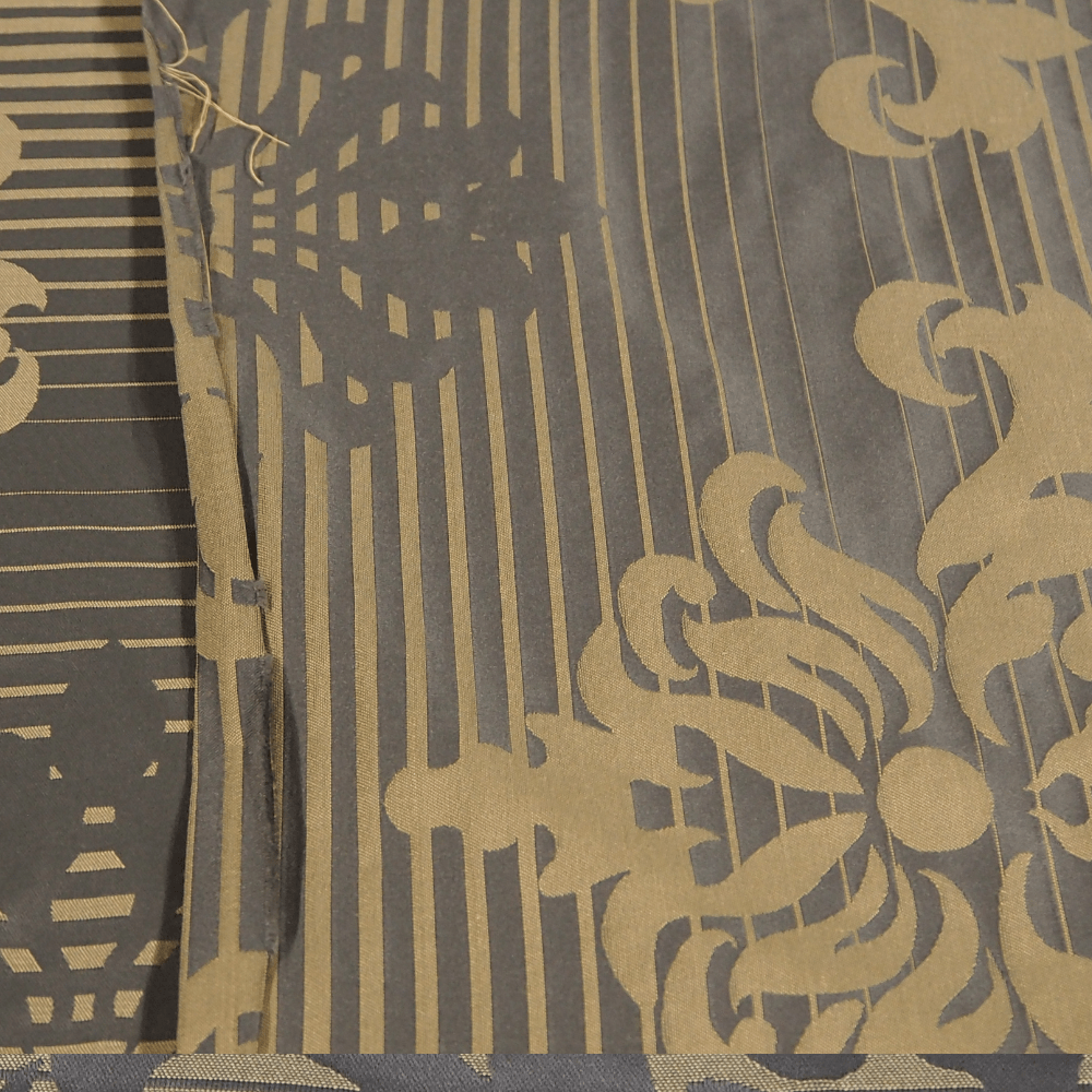 Brown and Tan traditional Fabric - Clearance Fabric Shop