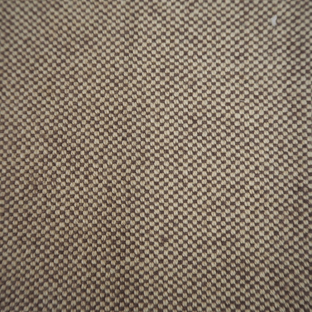 Brown /Cream woven curtain fabric - Clearance Fabric Shop