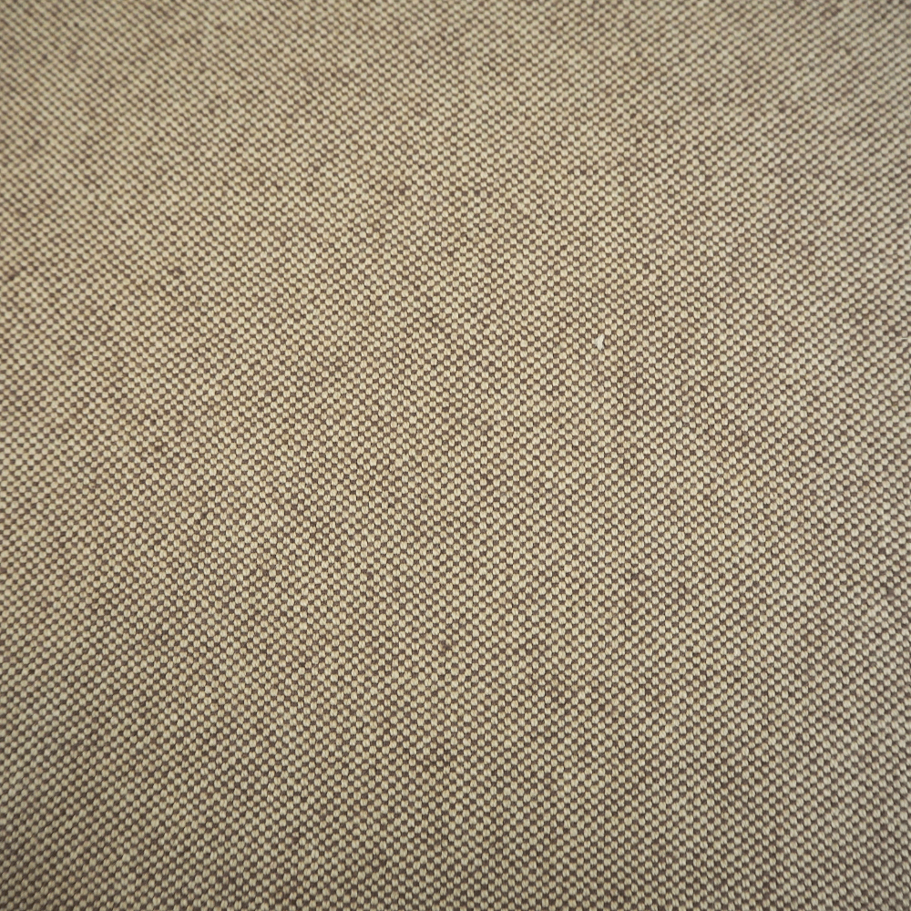 Brown /Cream woven curtain fabric - Clearance Fabric Shop