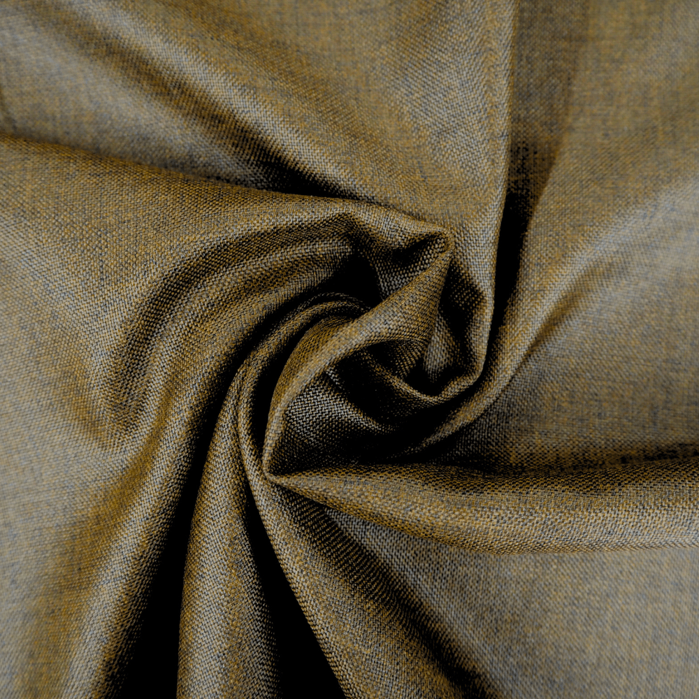 Brown linen effect furnishing fabric with sheen - Clearance Fabric Shop