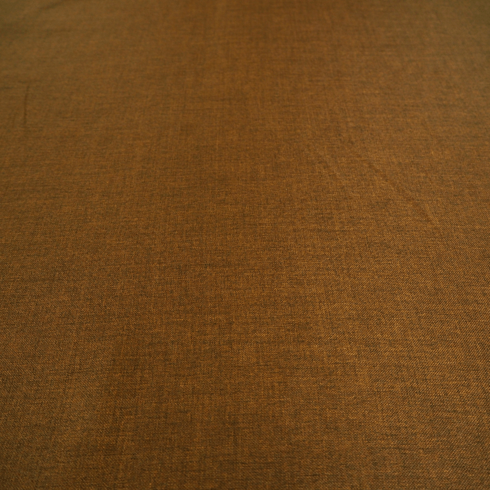 Brown linen effect furnishing fabric with sheen - Clearance Fabric Shop