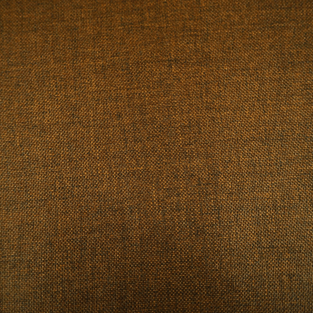 Brown linen effect furnishing fabric with sheen - Clearance Fabric Shop