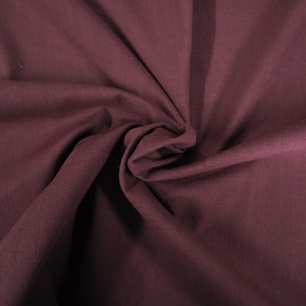 Burgundy mid weight Cotton Fabric. - Clearance Fabric Shop