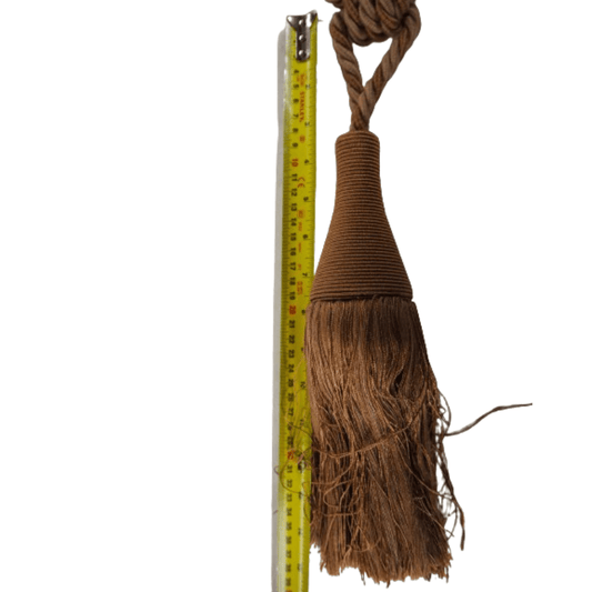 _Buttermilk luxury tie back with corded tassel - Clearance Fabric Shop