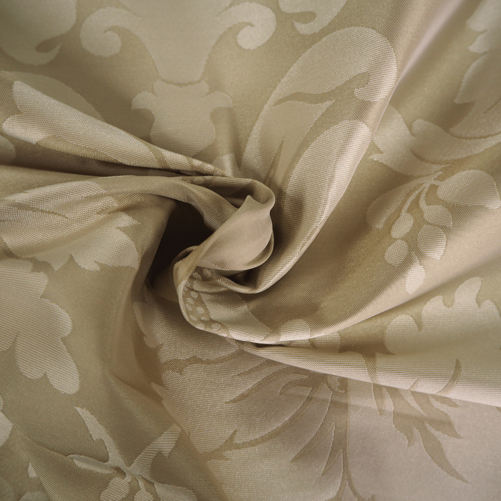 Cafe au Lait Brocade type fabric - Clearance Fabric Shop