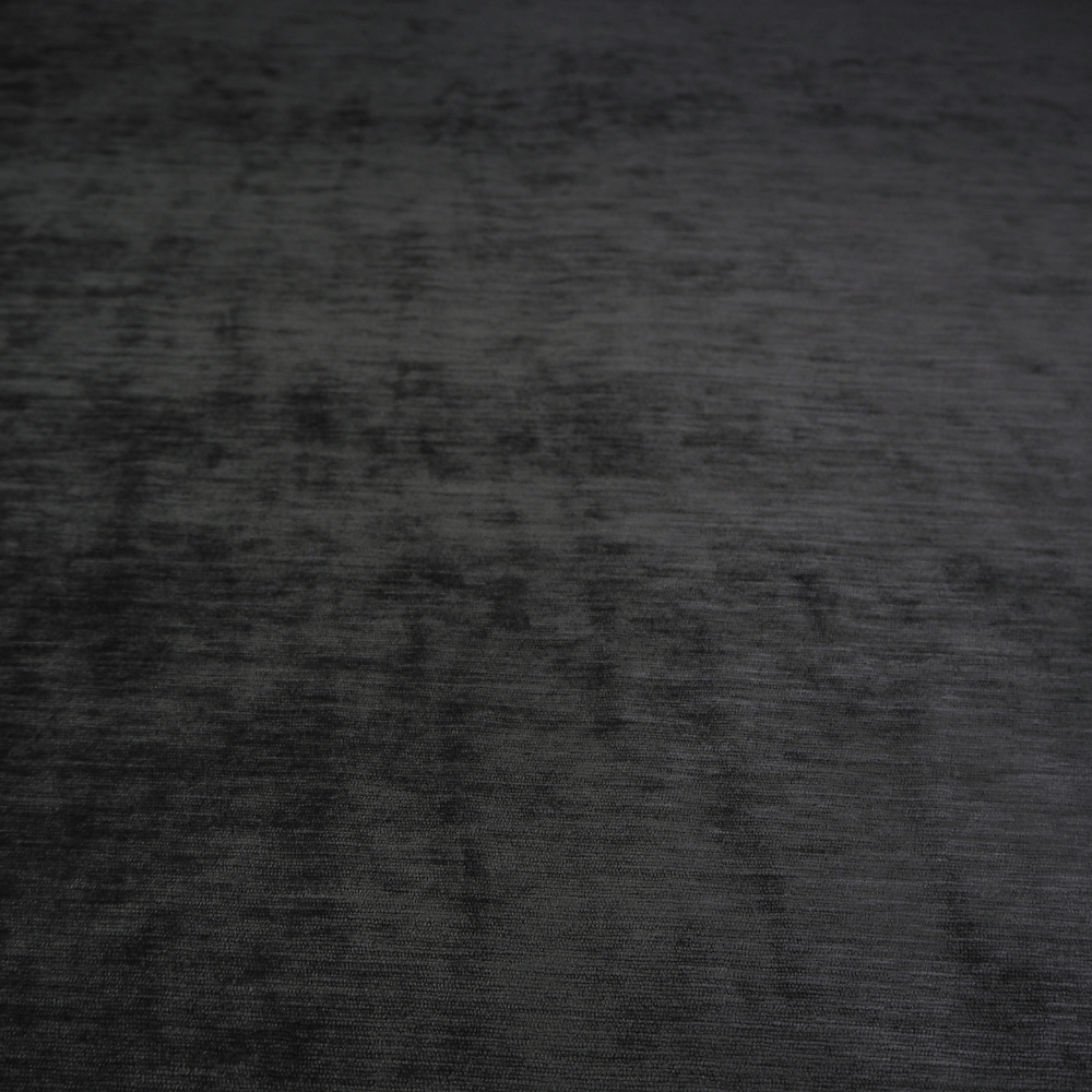 Concept Charcoal Chenille Curtain and Upholstery Fabric. - Clearance Fabric Shop