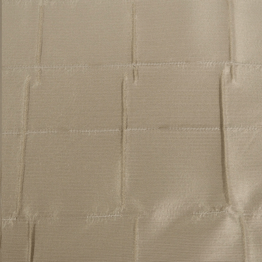 Creamy Beige Pintuck Curtain Fabric - Clearance Fabric Shop