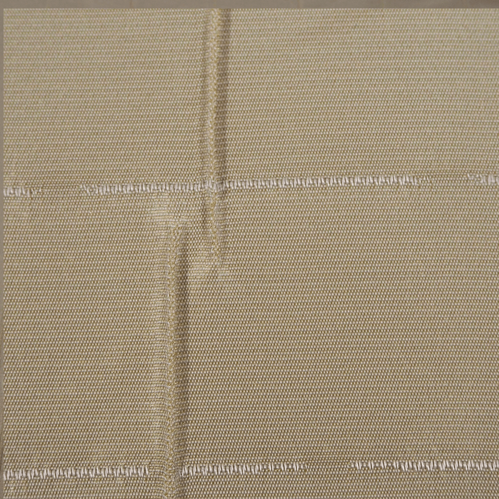 Creamy Beige Pintuck Curtain Fabric - Clearance Fabric Shop