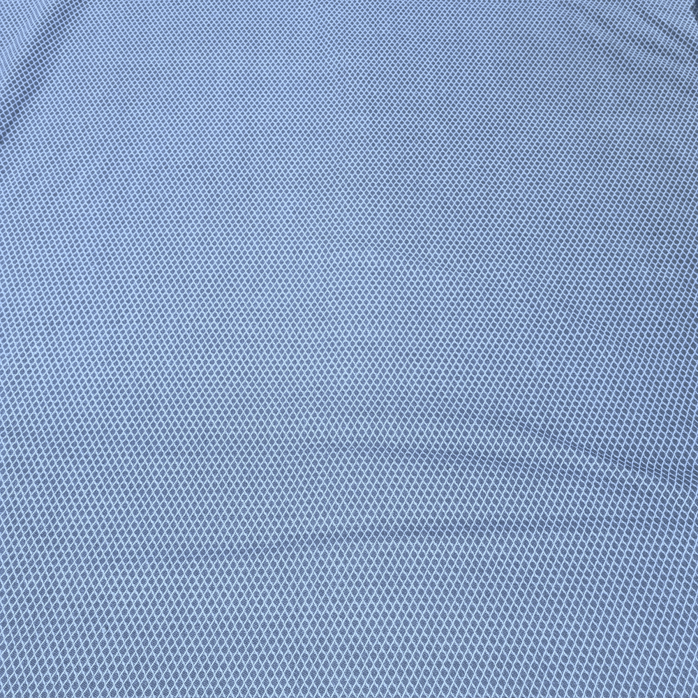 Diamond Blue Wool FR Curtain and Upholstery Fabric. - Clearance Fabric Shop