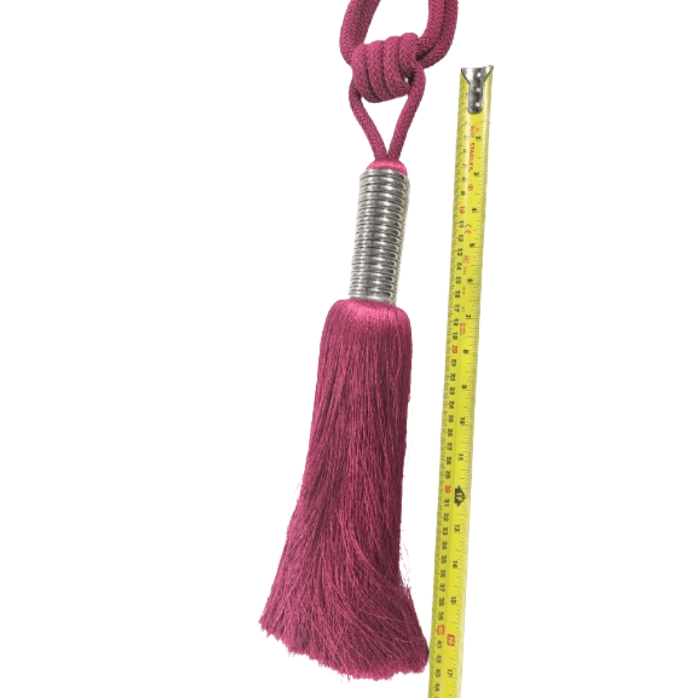 _Fuschia luxury Tie back - Clearance Fabric Shop