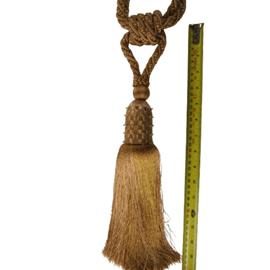 _Gold Luxury Tassel Tie Back - Clearance Fabric Shop