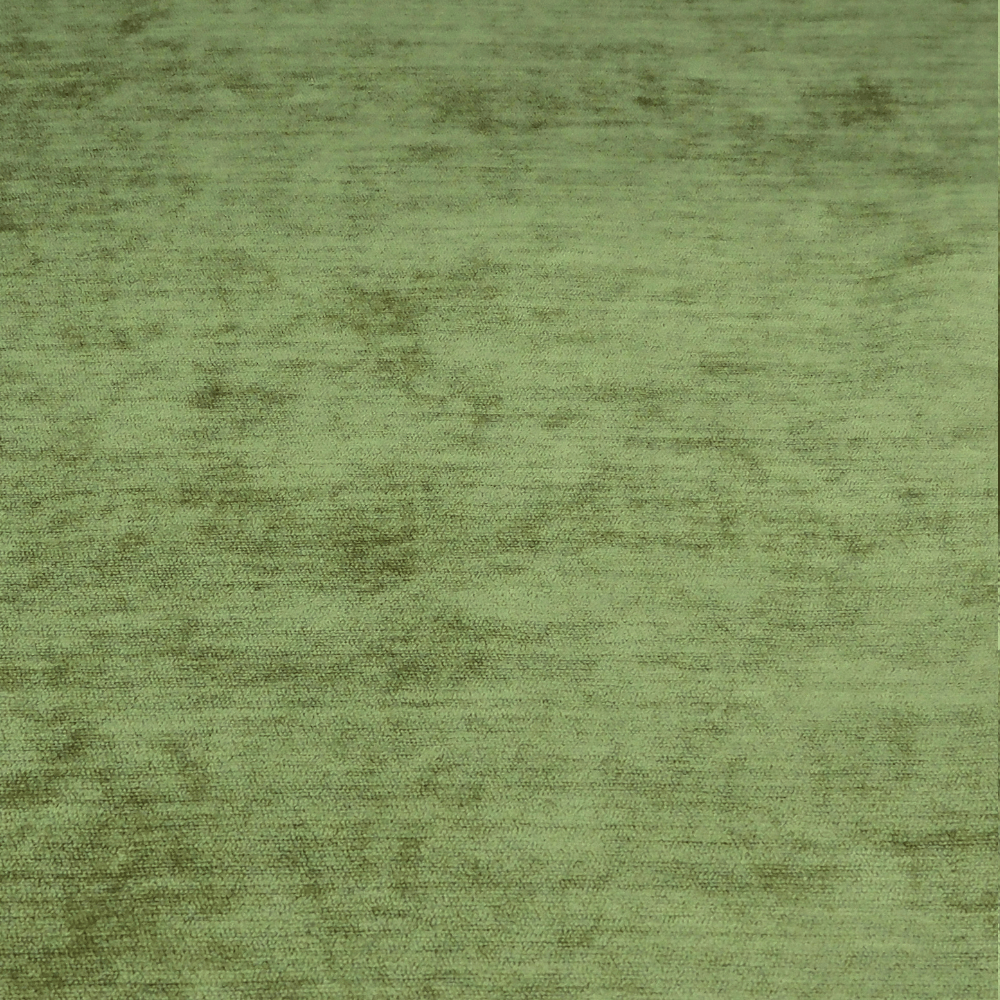 Green quality Chenille Curtain and Upholstery Fabric. - Clearance Fabric Shop