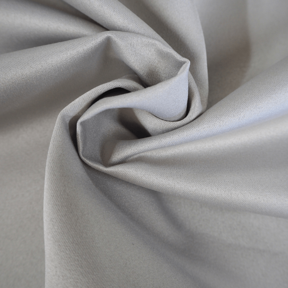 Grey Sateen curtain fabric - Clearance Fabric Shop