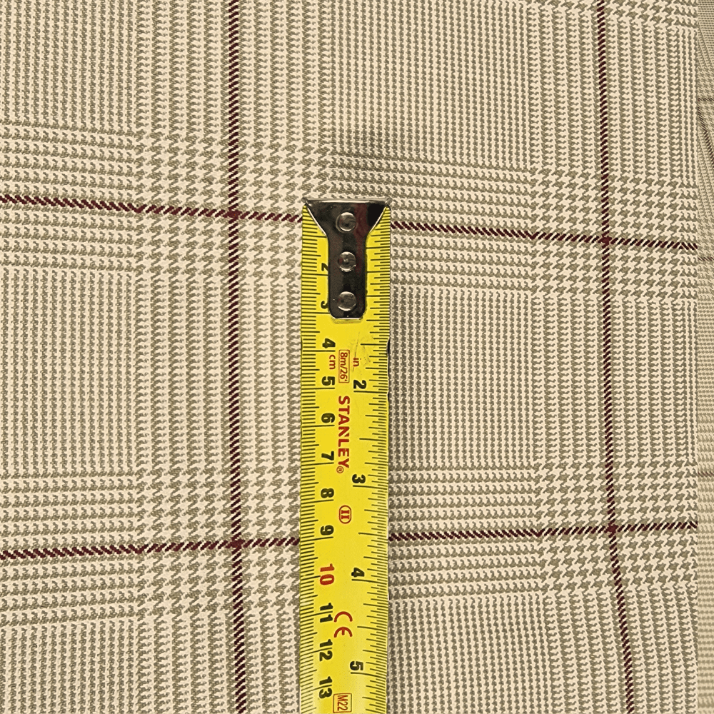 Harlequin Wynn design Beige Check Curtain and Upholstery Fabric. - Clearance Fabric Shop
